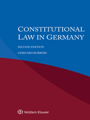 cover image of Constitutional Law in Germany